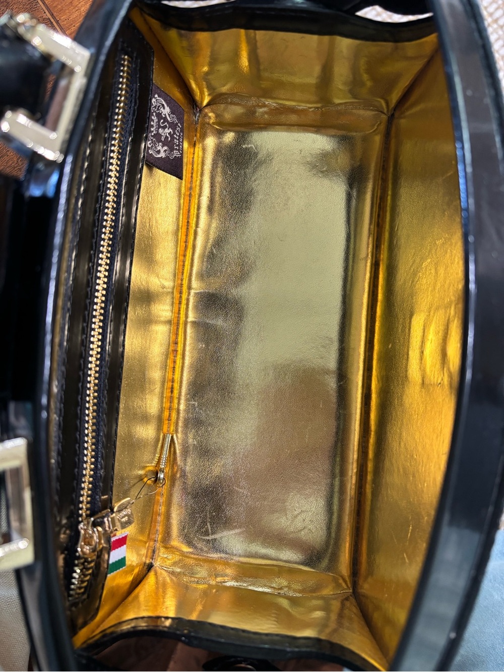 Pratesi Lady Brunelleschi handbag  handcrafted in Italy - Picture 13 of 16